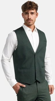 Jeff Anzugweste Herren Regular Fit Jersey grün