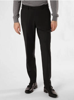 Finshley & Harding Baukasten-Hose schwarz Wolle