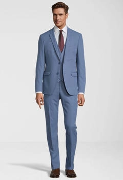 SteffenKlein Anzug Herren Slim Fit hellblau