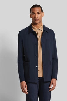 Bugatti Sakko aus Jersey blau marine