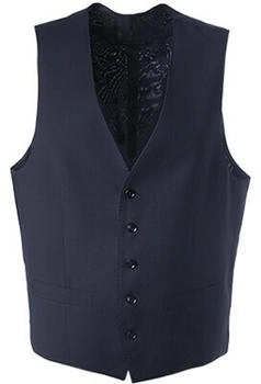 Roy Robson Weste Herren Regular Fit schurwolle blau Roy Robson Weste Herren Regular Fit schurwolle blau