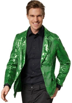 Dress for Fun Pailletten Blazer Sakko grün Nr 303942