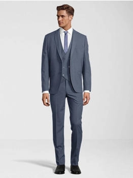 SteffenKlein Anzug Herren Slim Fit blau
