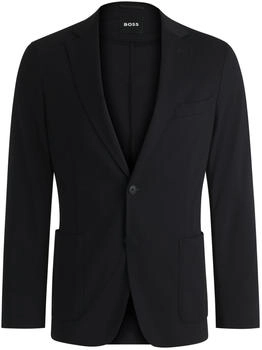Hugo Boss Slim-Fit Sakko aus Performance-Stretch-Jersey - Style P-Hanry-J-WG-233 50502488 Schwarz