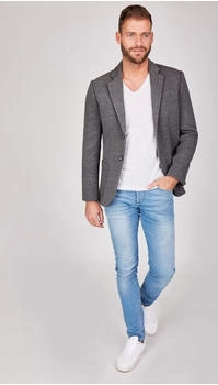 SteffenKlein Sweat-Sakko Centered 5559 grau