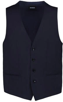 Boss Black Slim Fit Weste blau Boss Black Slim Fit Weste blau