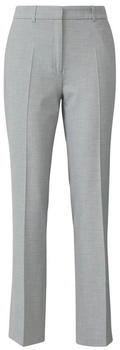s.Oliver Anzughose aus Piqué mit High-Rise-Bund / grau 2171777.93W0.