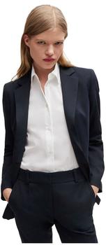 HUGO Regular-Fit Blazer mit fallendem Revers - Style Atana-2 50516447 Dunkelblau