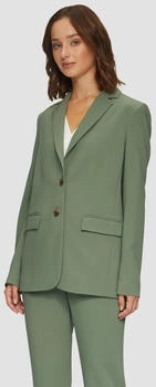 s.Oliver Longblazer aus Twill mit Reverskragen Grün 2149870.7369.