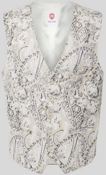 CG Club of Gents Anzugweste Extra Slim Fit beige