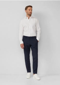 s.Oliver s.O PURE: Feine Anzughose aus Stretch-Gewebe blau 2166021.5978.