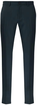 s.Oliver s.O PURE: Anzughose im Slim Fit aus meliertem Stretch-Twill Blau 2168174.62W1.