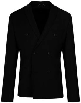 DRYKORN Baumwollsakko Bilbao slim fit schwarz