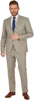 SteffenKlein Regular Fit Anzug elastisch sand/beige
