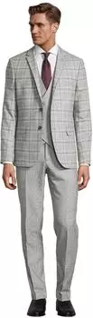SteffenKlein Dreiteiliger Anzug Slim Fit (903831) hellgrau