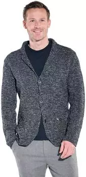 engbers Melierter Stricksakko (39973-906) schwarz