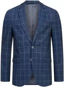 Jeff JFTate Blazer mit Stretch Regular Fit (J1-009JF) blau/grau