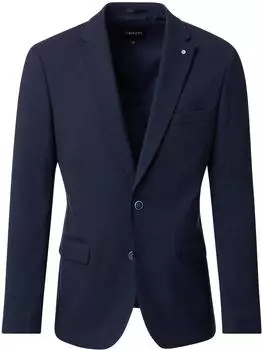 CASAMODA City Revers Casual-Fit Bi-Color Anzugsakko (O24-0248026) blau