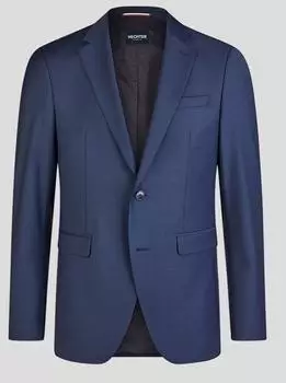 HECHTER PARIS Slim Fit Blazer (40116/100180/680) blau
