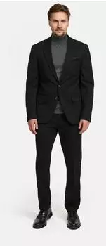 Jeff JFMiller Set Anzug 2-Teiler Regular Fit schwarz