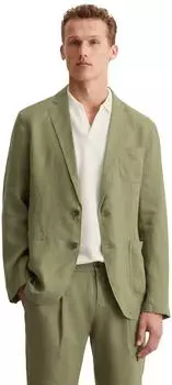 Marc O'Polo Sakko aus reinem Leinen (31756046) dunkelgrün