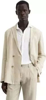 Marc O'Polo Blazer aus reinem Leinen (22200422) beige