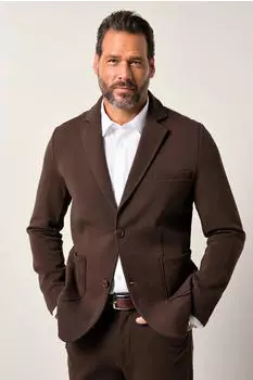 JP 1880 New York Flexnamic Jersey Blazer dunkelbraun