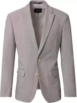 CASAMODA City Revers Casual-Fit Bi-Color Anzugsakko (554377600) hellbraun
