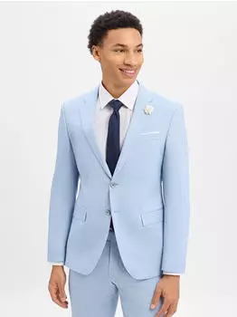 Joop! Herby Slim Fit Blazer hellblau/weiß