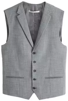 Next Fashion Anzugweste grau