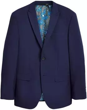 Next Fashion Skinny Fit Sakko navy