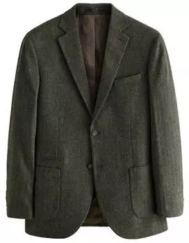 Next Fashion Blazer Regular Fit khaki/dunkelgrün