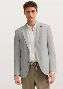 Bugatti Blazer Slim Fit (86532146) hellgrau