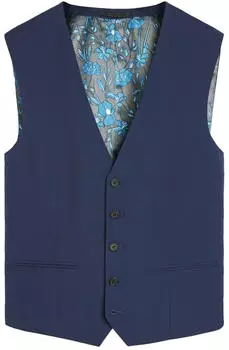 Next Fashion Herren Weste (80606323) blau/dunkelblau