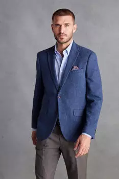 Next Fashion Nova Fides Blazer Regular Fit blaumeliert
