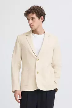 Casual Friday CFTorup Linen Blazer plaza taupe melange