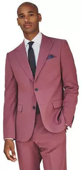 Next Fashion Motionflex Slim Fit Anzugsakko magenta