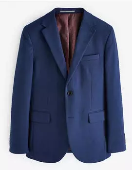 Next Fashion Skinny Fit Sakko blau