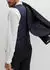 bonprix 4-teiliger Anzug mit Sakko, Hose, Weste, Krawatte und Einstecktuch, Slim Fit dunkelblau