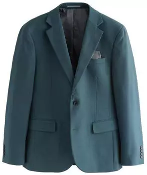 Next Fashion Slim Fit Blazer teal blue