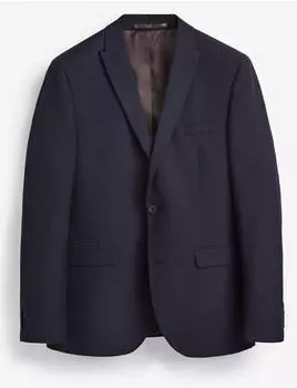 Next Fashion Slim Fit Velvet Blazer (75620460) navy