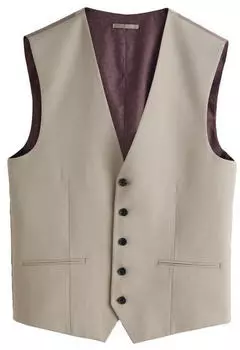 Next Fashion Kostüm Gilet beige/anthrazit
