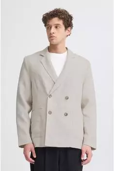 Casual Friday CFEdlund Linen Blazer (46125933) plaza taupe melange