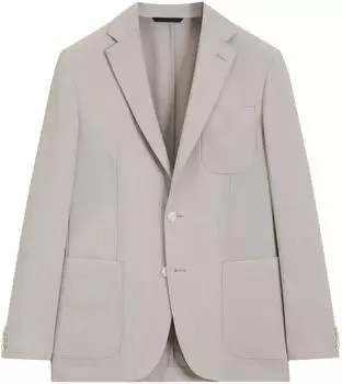 Hugo Boss Slim-Fit Sakko aus fein gemusterter Schurwolle - Style P-Hanry-3PP-263F 50564666 Hellbeige