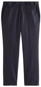 Next Fashion Anzughose Regular Fit mit Gobelin-Design navy