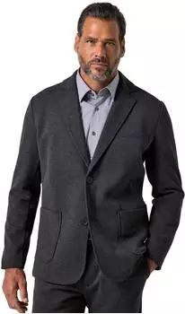 JP 1880 NAPLES FLEXNAMIC® Business Wool Touch Regular Fit Jerseysakko (851745) anthrazit melange