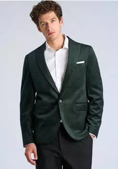 Lindbergh Slim Fit Sakko (97306731) dk green