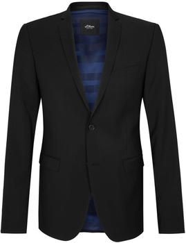 S.Oliver Slim: new wool jacket (02.899.54.4419) black