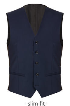 Carl Gross Weste/waistcoat Carlton (30-031S0_441013) blau mittel
