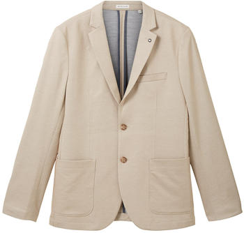 Tom Tailor Jersey Blazer (1038545-31658) sand dobby structure